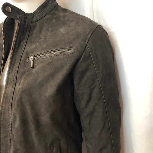 Genuine Leather Jacket Nubuck Suede art#1214 - Picture 2 of 7